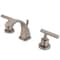 Kingston Brass KS4948CML Manhattan 8" Widespread Bathroom Faucet, Brushed Nickel KS4948CML - alternate 1